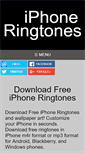 Mobile Screenshot of iphoneringtones.ca